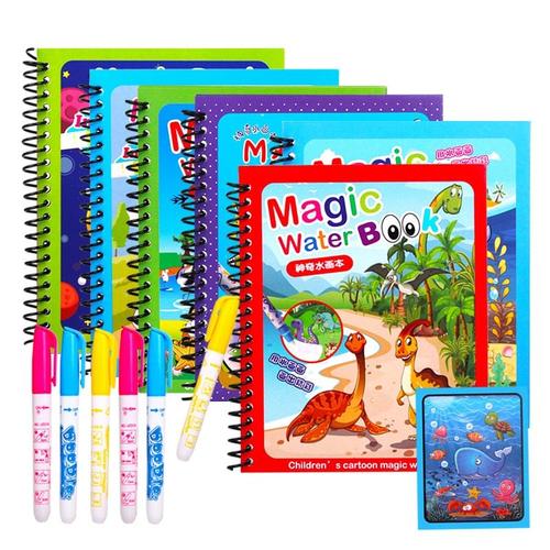 Princesse C Livre De L'eau À Dessin Magique, Dessin Animé, Les Sensoriels De Jouets, Livre De Coloriage Montessori Réutilisable