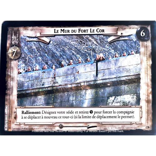 Carte Le Seigneur Des Anneaux : La Bataille Du Gouffre De Helm - Le Mur Du Fort Le Cor 5 U 118