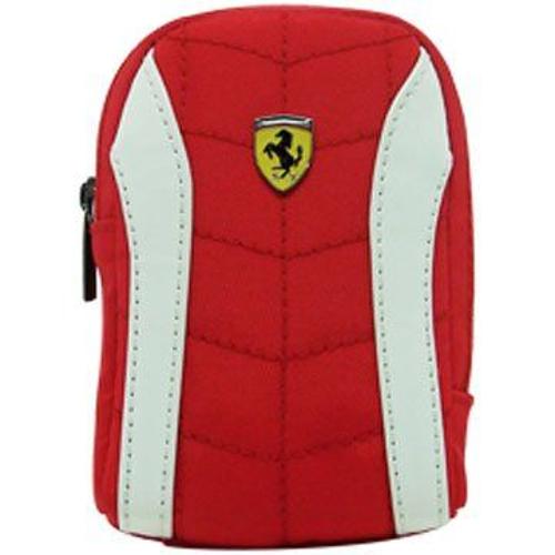 Etui A Fermeture Eclair Rouge Et Blanc Scuderia Ferrari F1
