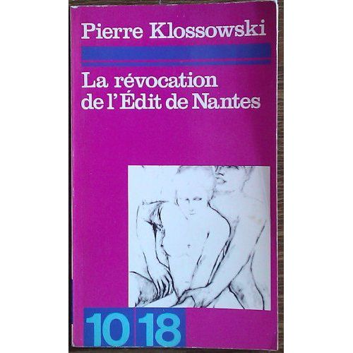 La Revocation De L'edit De Nantes.