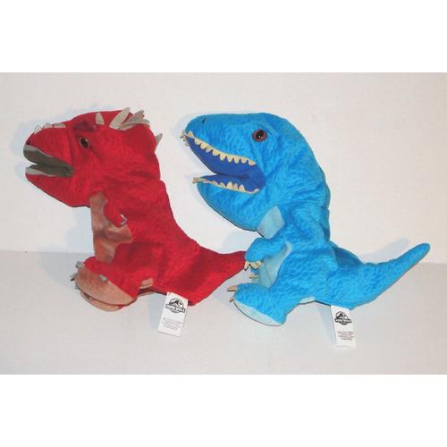 Peluche Dinosaure Jurassic World Lot 2 Marionnette Doudou Universal