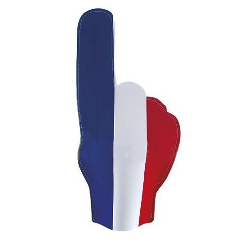 Main En Mousse Geante Supporter 49 Cm Drapeau France Bleu Blanc Rouge E62702 Foot Match Ceremonie 14 Juillet Carnaval