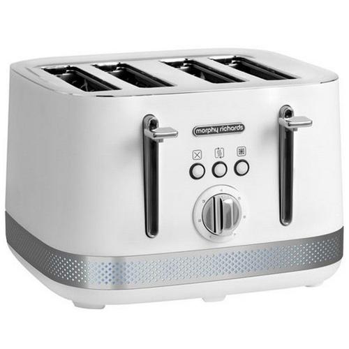 Morphy Richards Illumication 248021 - Grille-pain - 4 tranche - 4 Emplacements - blanc