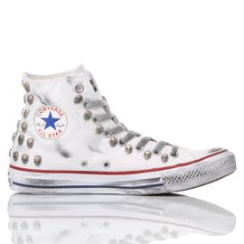 CONVERSE HOMME CONVERSESTREETSKULLS BLANC COTON BASKETS MONTANTES CONVERSE HOMME CONVERSESTREETSKULLS BLANC COTON BASKETS MONTANTES