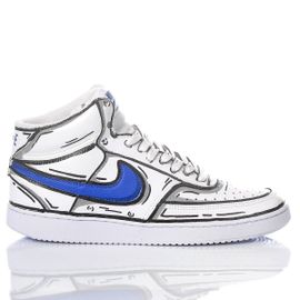 nike blanche montante