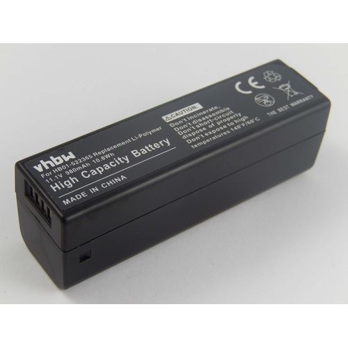 vhbw 1x Li-Polymer Batterie 980mAh (11.1V) pour appareil photo, caméscope DJI Zenmuse X3, Zenmuse X5, Zenmuse X5R comme HB01, HB01-522365.