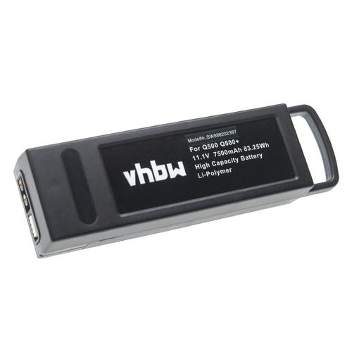Vhbw Batterie Compatible Avec Yuneec Typhoon Rc Drone Q500+, Q500 4k Drone (7500mah, 11,1v, Li-Polymère)-Vhbw