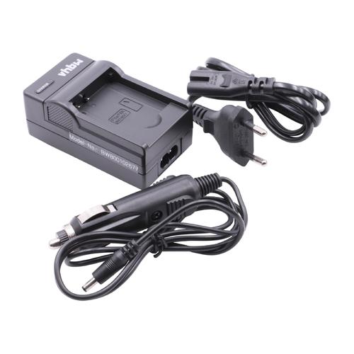 Vhbw Chargeur De Batterie Compatible Avec Panasonic Lumix Dmc-Fs22, Dmc-Fs28, Dmc-Fs35 Caméra, Dslr, Action-Cam - Chargeur + Adaptateur Allume-Cigare