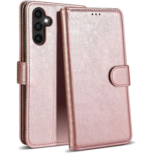 Pour Samsung Galaxy A25 5g - Coque De Telephone En Cuir De Première Qualité Protection Rfid Porte-Carte Et Pochette À Monnaie Etui Pour Coque Samsung A25 5g