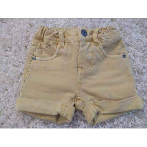Short Jaune 18 Mois