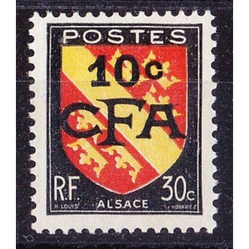 Lot De 3 Armoiries Surchargés C F A (La Réunion) Années 1949 1953 1955 N° 281 307 320 Yvert Et Tellier Luxe