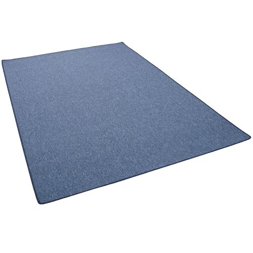 Snapstyle Strong - Tapis Boucle Tissé De Qualité Velours Bleu Foncé 100x100 Cm