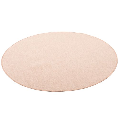 Snapstyle Strong - Tapis Boucle Tissé De Qualité Velours Rond Sable 200x200 Cm