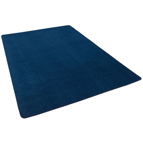 Snapstyle Joy - Tapis En Velours Bleu Foncé 100x100 Cm