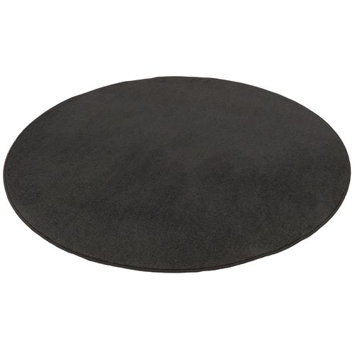 Snapstyle Joy - Tapis En Velours Rond Noir 100x100 Cm
