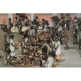 Carte Postale Xx Eme Siecle Theme Art Musee Peinture Musee National D'antropologie - Mexica Hall