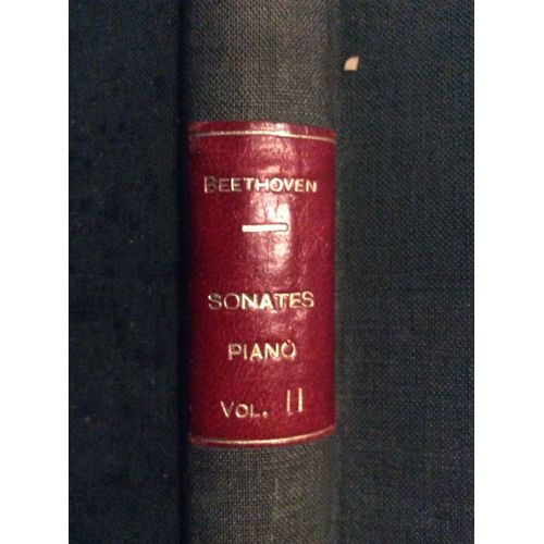 L. Beethoven Sonate Pr Pianoforte - Italien - Français-Anglais