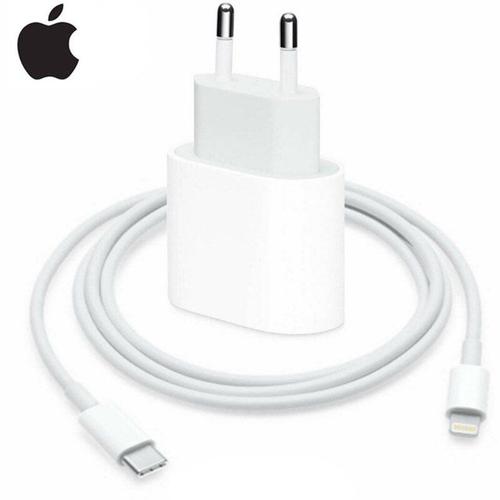 Apple Adaptateur secteur USB-C original pour l'iPhone 12 Mini