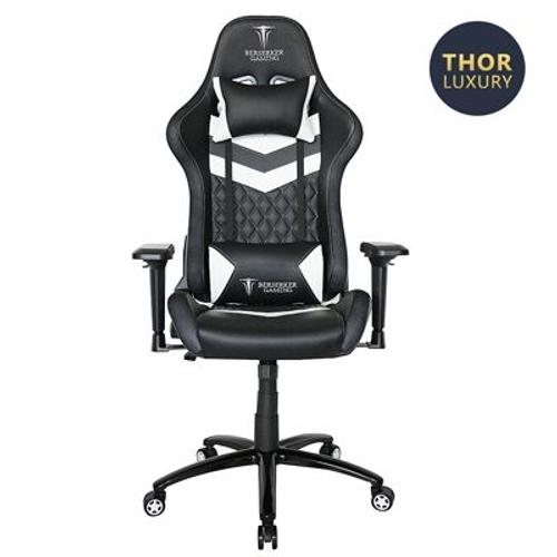 Fauteuil Gaming Thor Luxury Noir/Blanc