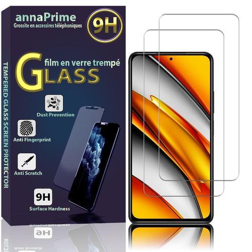 Lot / Pack De 2 Films Verre Trempé Pour Xiaomi Poco F3/ Mi 11i 6.67" Protection D'écran