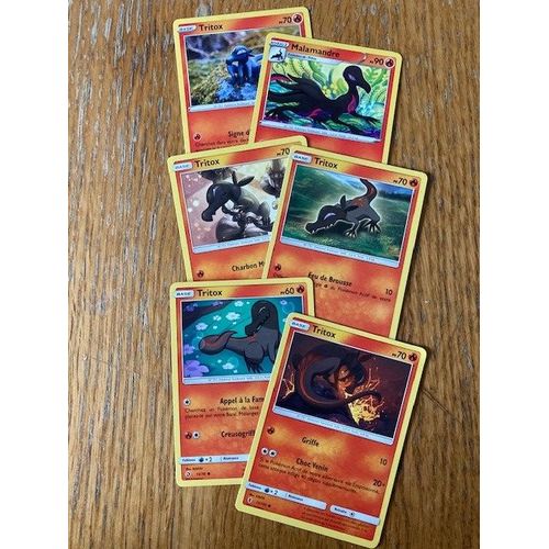 (1292) 5x Tritox + Malamandre (Pokemon)