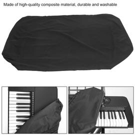 YUEKUN Housse de transport pour piano électrique 61 touches rembourrée avec bandoulière réglable et poches supplémentaires anti-poussière