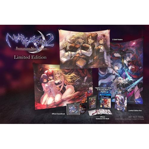 Ps4 Nights Of Azure 2 Bride Of The New Moon Édition Collector Limitée De Nis America Gust
