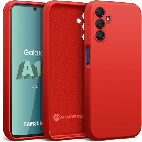 Coque Pour Samsung Galaxy A15, Coque Samsung A15 5g, Housse En Silicone De Qualité, Protection Avec Microfibre Douce Antichoc, Etui Pour Sil Rouge, Samsung A15 5g/4g