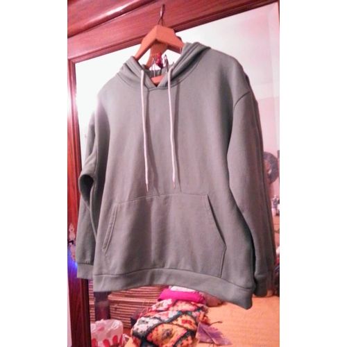Sweat À Capuche Vert 42 Xl Shein.