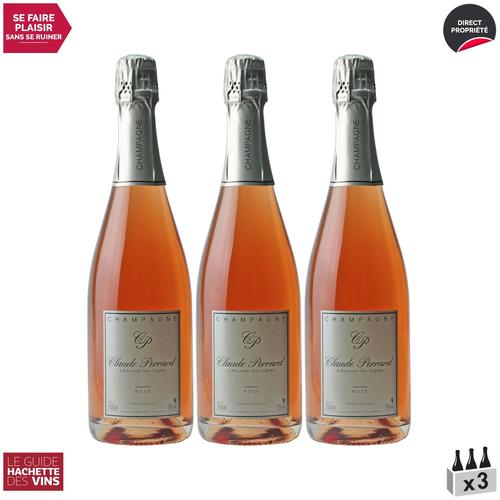 Champagne Claude Perrard Champagne Brut Rosé X3