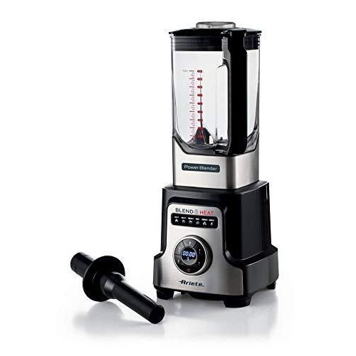 Ariete Mixeur 578, Blend & Heat, Mixeur Multifonction, Power Blender, 2 Litres, 6 Lames, 10 Vitesses, 6 Programmes Automatiques, Ek1, 2000 W,