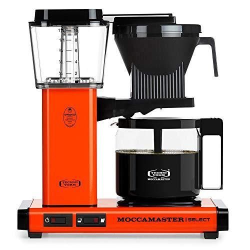 Moccamaster Cafetière À Filtre 53986 Orange Cafetière, 1520 W, 1.25 Liters