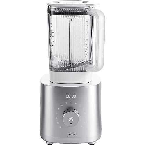 Zwilling Mixeur Enfinigy Mixeur Professionnel Haute Performance Avec Moteur À Courant Continu 1200 W 1,8 L 7 Programmes Automatiques Argenté