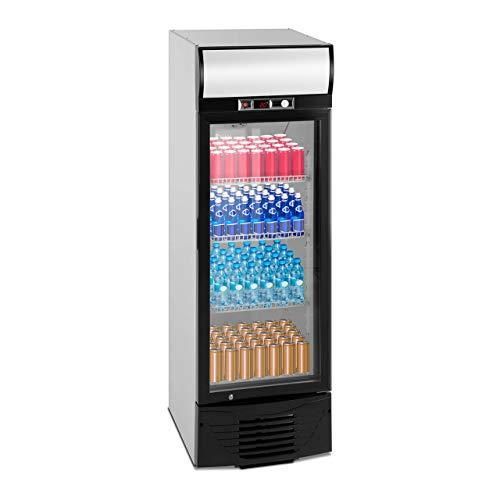 Frigo à Boissons Réfrigérateur Bar Vitrine RCGKW238 (contenance de 238 litres, capable de stocker 170 cannettes, muni de 3