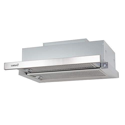 Hotte aspirante de cuisine Modèle TFH 6630X 6 niveaux d extraction Largeur 60 cm Finition en acier inoxydable Classe d efficacité
