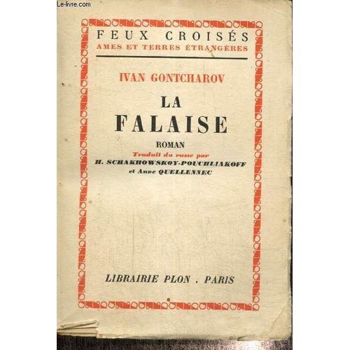 La Falaise (Collection Feux Croisés, Âmes Et Terres Étrangères)