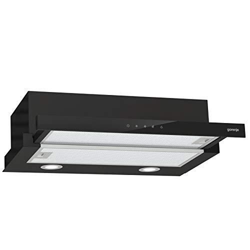 TH 64E4BG Hotte aspirante/Éclairage LED/Filtre en polyuréthane/Extraction ou recyclage