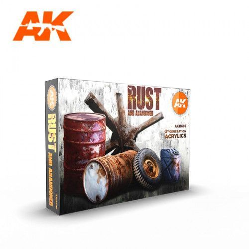 Ak Interactive Ak11605 Rouille Et Abandonné 6x17ml-Ak Interactive Ak11605 Rouille Et Abandonné 6x17ml (Ak Interactive)