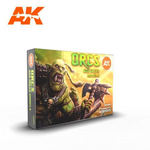Ak Interactive Ak11600 Orcs Et Modèles Verts 6x17ml-Ak Interactive Ak11600 Orcs Et Modèles Verts 6x17ml (Ak Interactive)