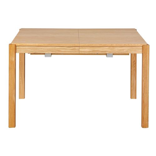 Table À Manger Scandinave Extensible Finition Chêne Rectangulaire L125-238 Cm Agali