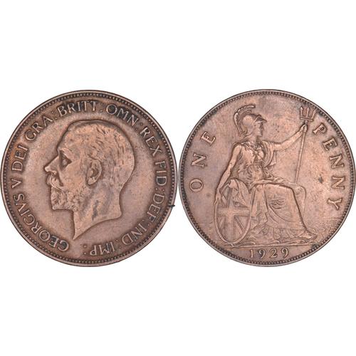 Royaume-Uni - One Penny - 1929 - George V - A075