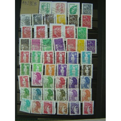 Ad 292b // Lot De Timbres Obliteres France *Petits Formats