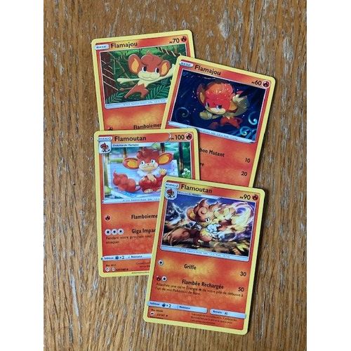 (2139) 2x Flamajou + 2x Flamoutan (Pokemon)