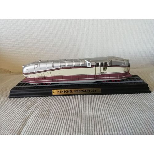 Locomotive Henschel Wegmann 232 Ho 1/87-Editions Atlas