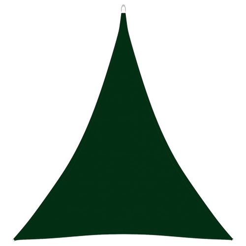 Vidaxl Voile De Parasol Tissu Oxford Triangulaire 5x6x6 M Vert Foncé