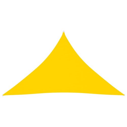 Vidaxl Voile De Parasol Tissu Oxford Triangulaire 3x3x4,24 M Jaune