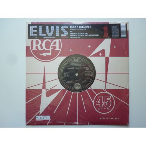 Elvis Presley 45tours Vinyle Format 25cm Rock-A-Hula Baby 10/18