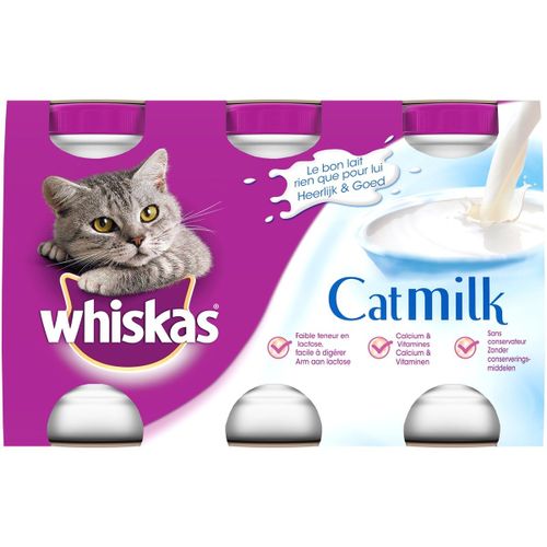 Whiskas Lait Pour Chat Bouteille 3x200ml