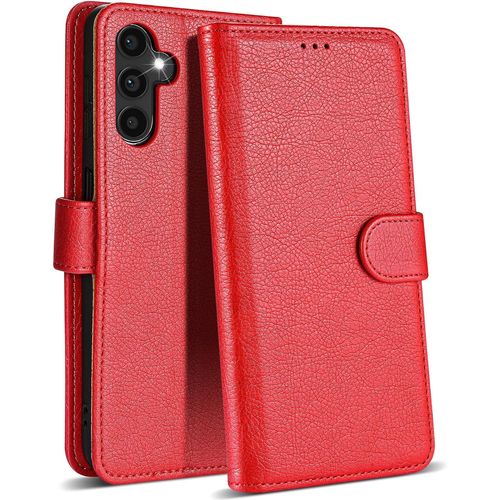 Pour Samsung Galaxy A25 5g - Coque De Telephone En Cuir De Première Qualité Protection Rfid Porte-Carte Et Pochette À Monnaie Etui Pour Coque Samsung A25 5g