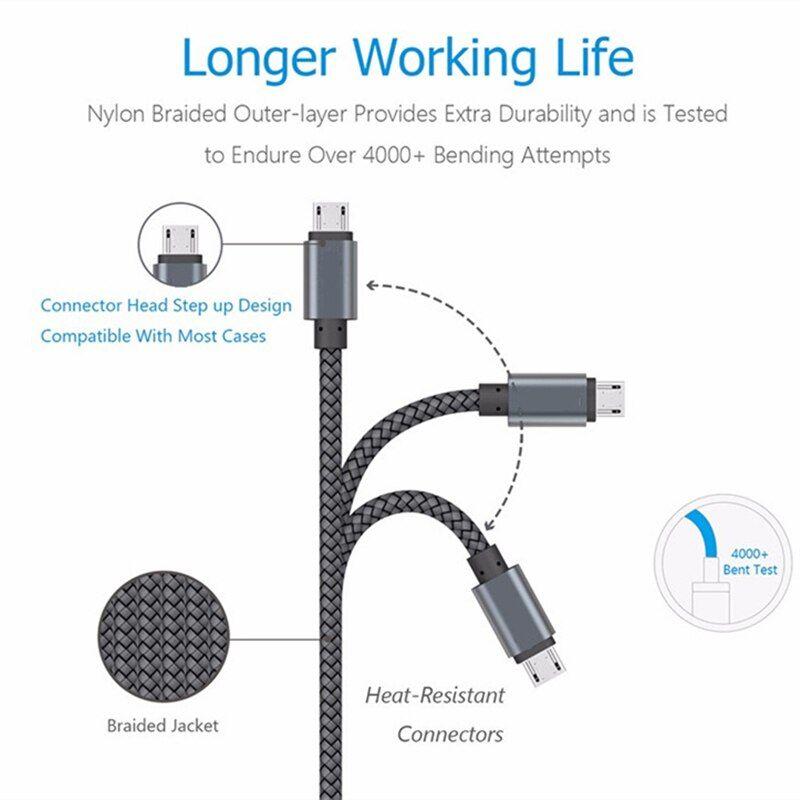 Or 3M Cble Micro USB for reCharge rapide - 3